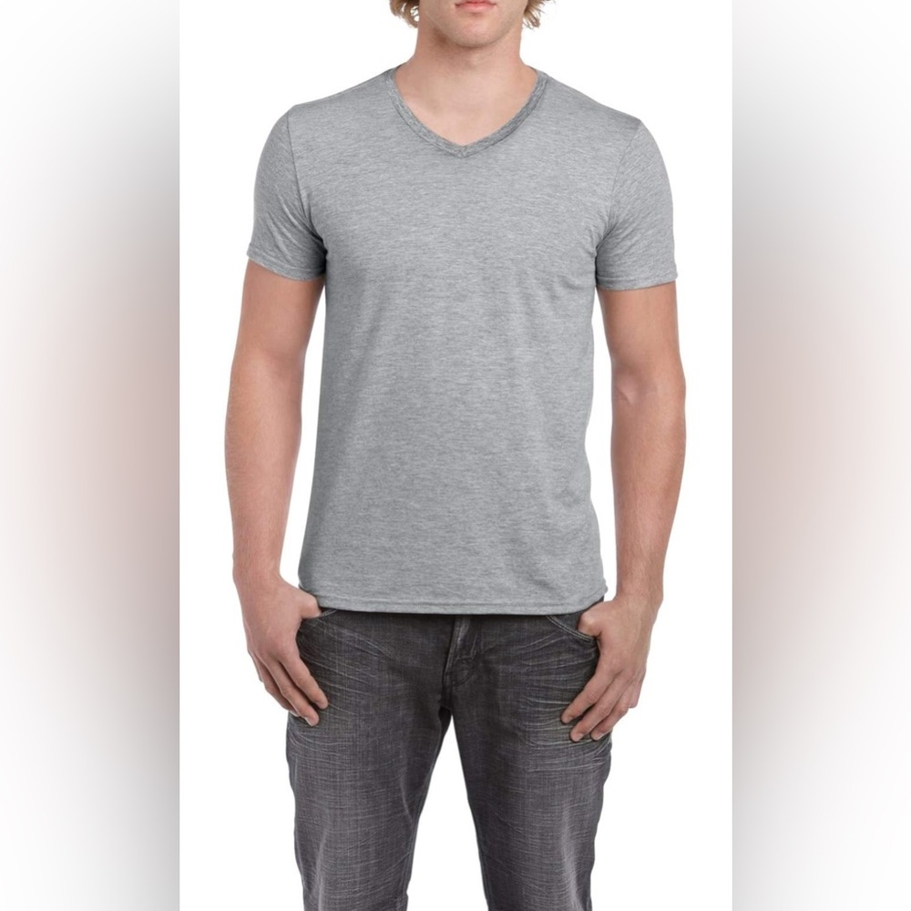 Gildan Light Gray Men's Short Sleeve Tee
